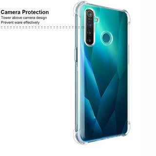 Ốp lưng OPPO Realme 5, Realme 5s, Realme 5i, Realme 5 Pro, Realme 6i, Realme C3 silicon dẻo trong suốt chống sốc