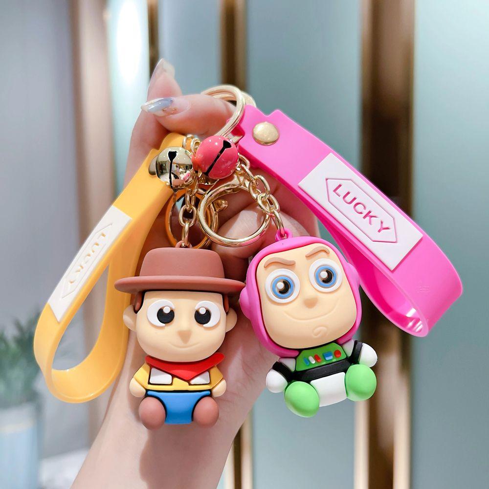 Móc Khóa Xe Hơi Hình Búp Bê Mike Wazowski Buzz Lightyear