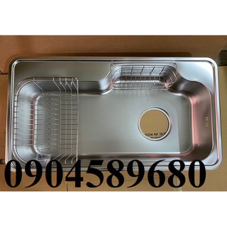 Chậu rửa bát 1 hố Hàn Quốc CICO DJUS 950 , chậu rửa chén 1 hộc , chậu rửa chén size hố đại