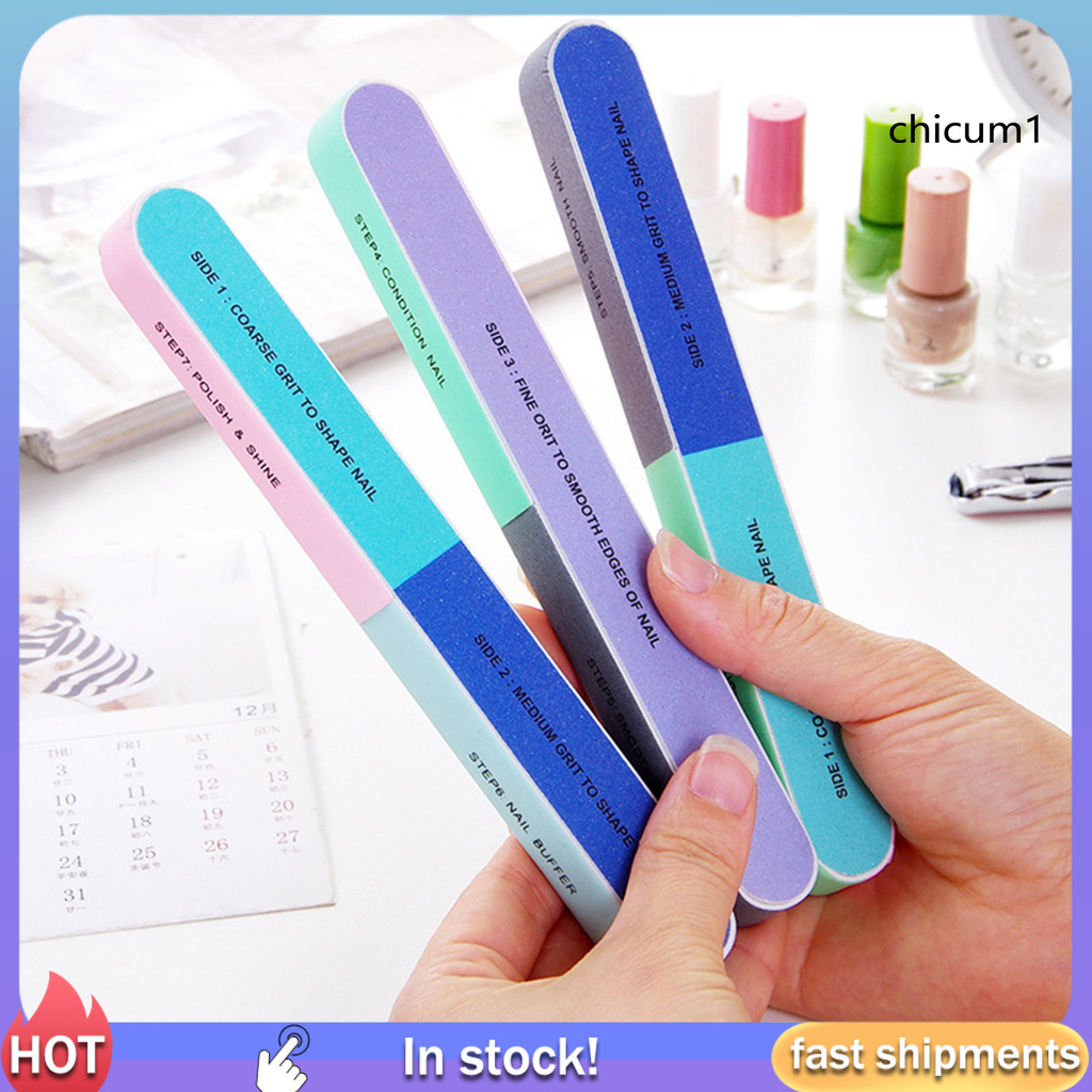 [Hàng mới về] Dũa móng tay bốn mặt tiện dụng