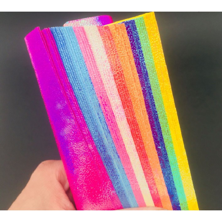 Giấy Màu Ngọc, Làm Thủ Công,Gấp Origami Kích Thước 7x7cm,10x10cm,15x15cm