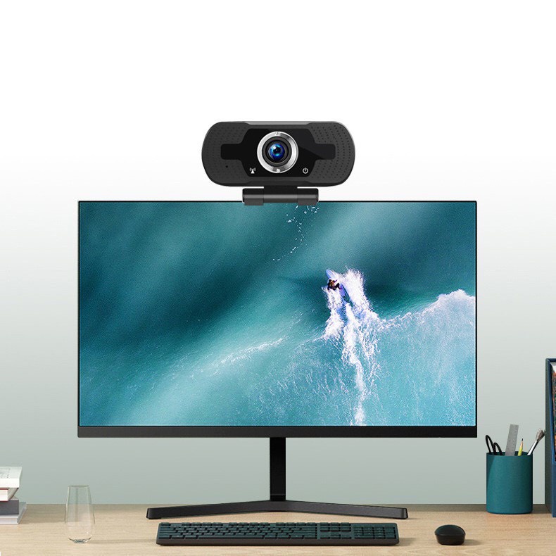 Webcam máy tính chuyên dụng cho Livestream, Học và Làm việc Online siêu rõ nét FULL HD 1080P - quay chữ rõ nét
