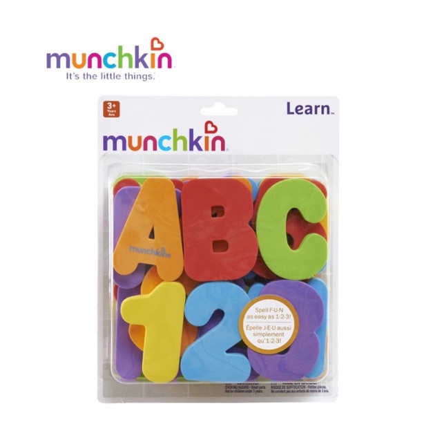 Bộ chữ số xốp Munchkin