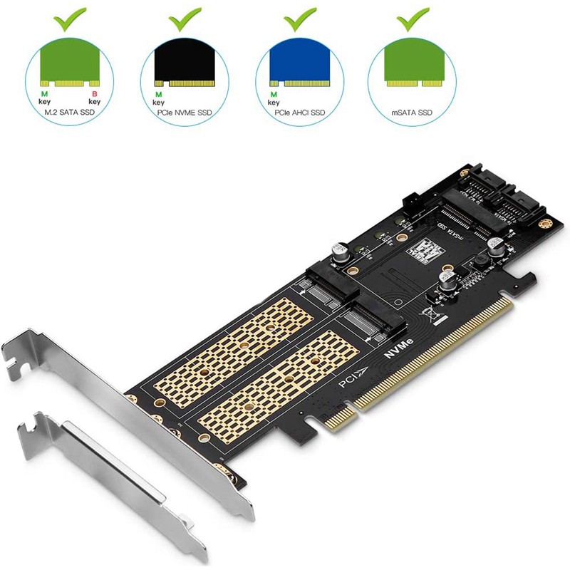 Card Chuyển Đổi Ngff Và Msata Ssd 3 Trong 1 Cho 2280 / 2260 | BigBuy360 - bigbuy360.vn