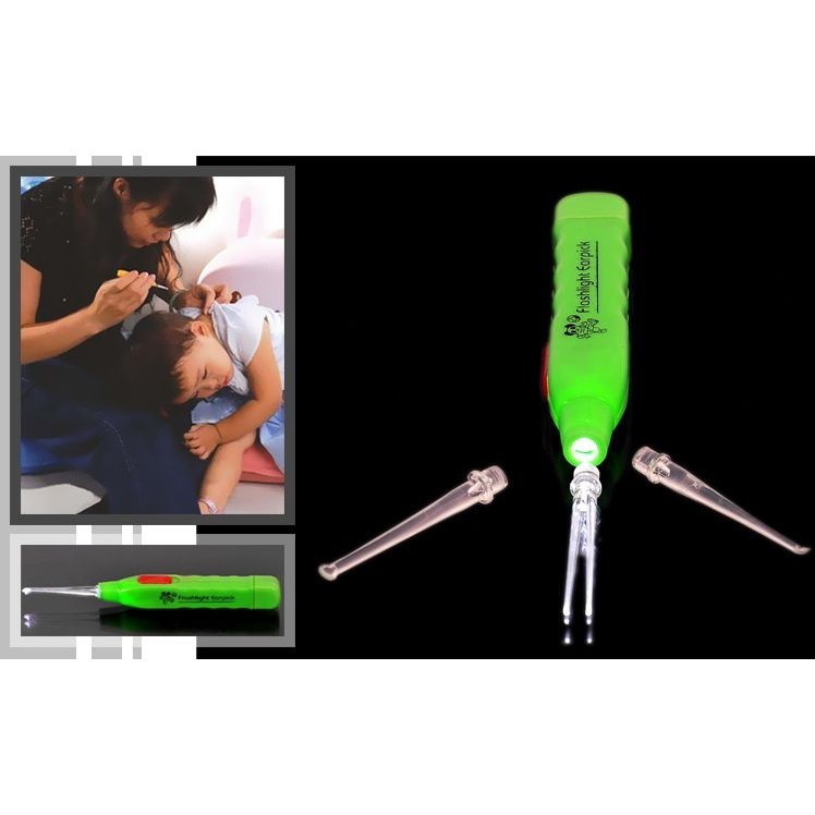 Combo 3 dụng cụ lấy ráy tai phát sáng