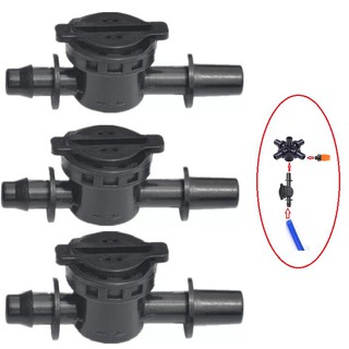 Set 3 van chống rỉ nước 1 đâu ngạnh để lắp vòi phun sương nhựa vói ống phun sương 6mm hoặc 8mm