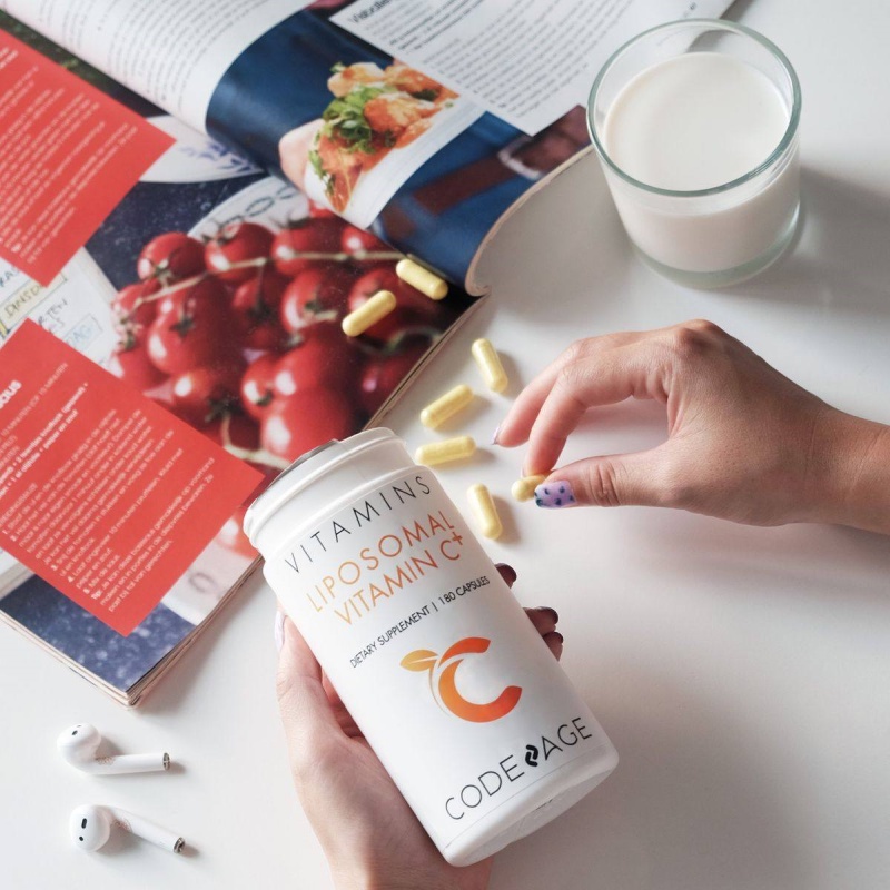 Viên uống CodeAge Liposomal Vitamin C tăng cường miễn dịch 180 viên- ngochancosmetics