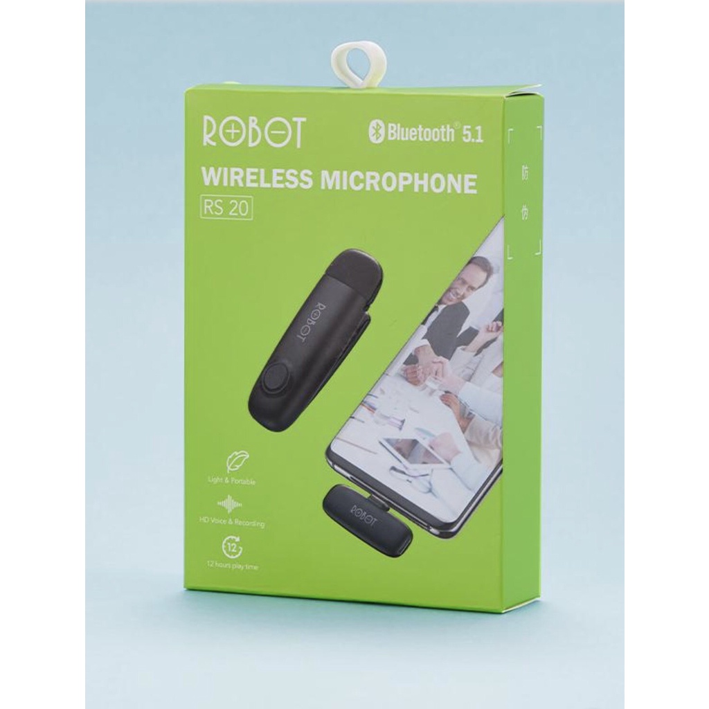 Microphone Không Dây Nhỏ Gọn Tiện Dụng Khoảng Cách Kết Nối 10m Qua Cổng Type-C Dùng Cho Điện Thoại Android