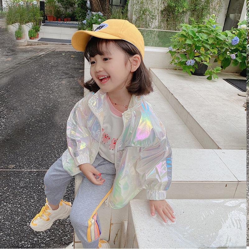 Áo khoác phản quang thời trang mùa thu dành cho bé