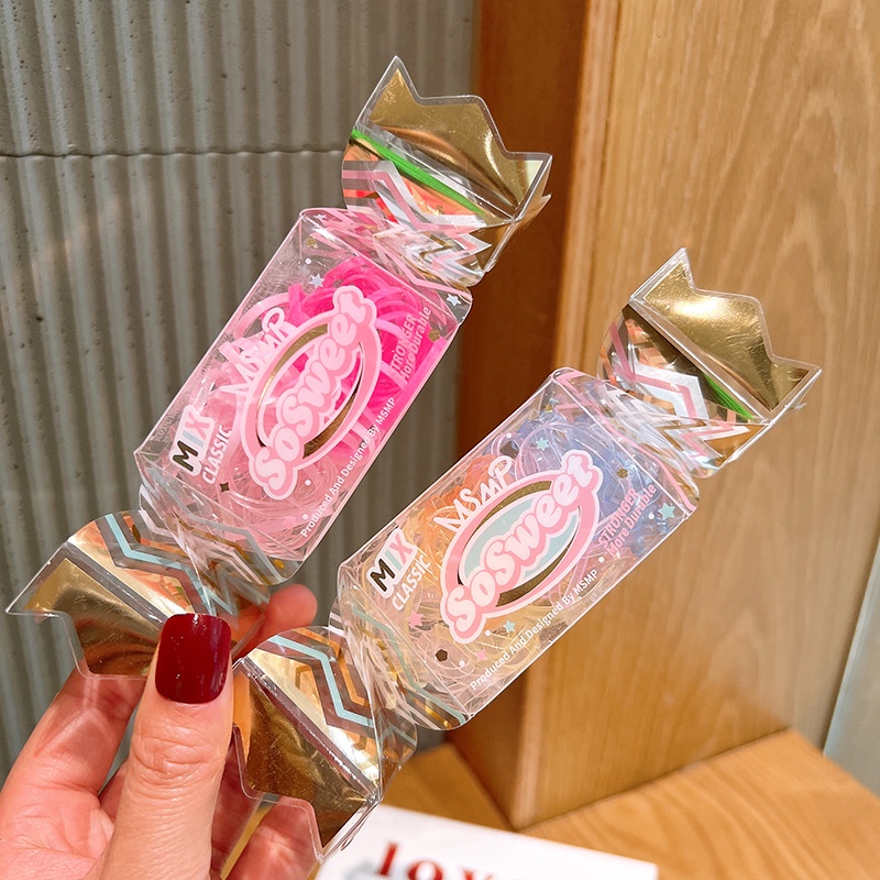 [Bộ] Dây Buộc Tóc Dây Cột Tóc Màu Kẹo Phụ Kiện Thời Trang Cho Bé AB091