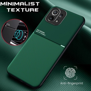Ốp Điện Thoại Silicon Nhám Chống Sốc Có Giá Đỡ Nam Châm Cho Xiaomi Mi 11 Lite 11lite Mi11 Lite