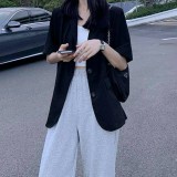 Áo khoác vest, blazer Junstore, ngắn tay, chất dài đẹp phong các Hàn Quốc mã  Aoblazercoctay6087 | BigBuy360 - bigbuy360.vn