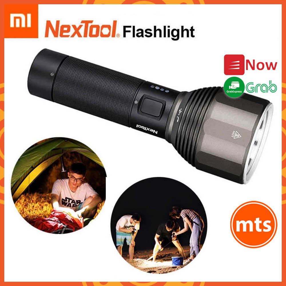 Đèn Pin Xiaomi Youpin Nextool Flashlight Cầm Tay ZES0417 pin sạc 5000mah 2000 lumen chiếu xa 380m IPX7  - Minh Tín Shop