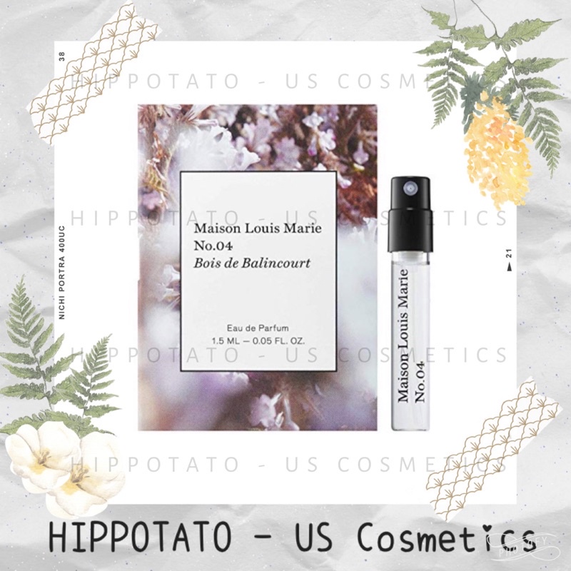 Maison Louis Marie No.04 Bois de Balincourt EDP - Vial sample mẫu thử nước hoa