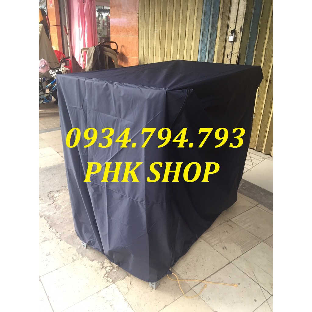 Bạt phủ trùm hàng đa năng vải dù không thấm nước phk shop