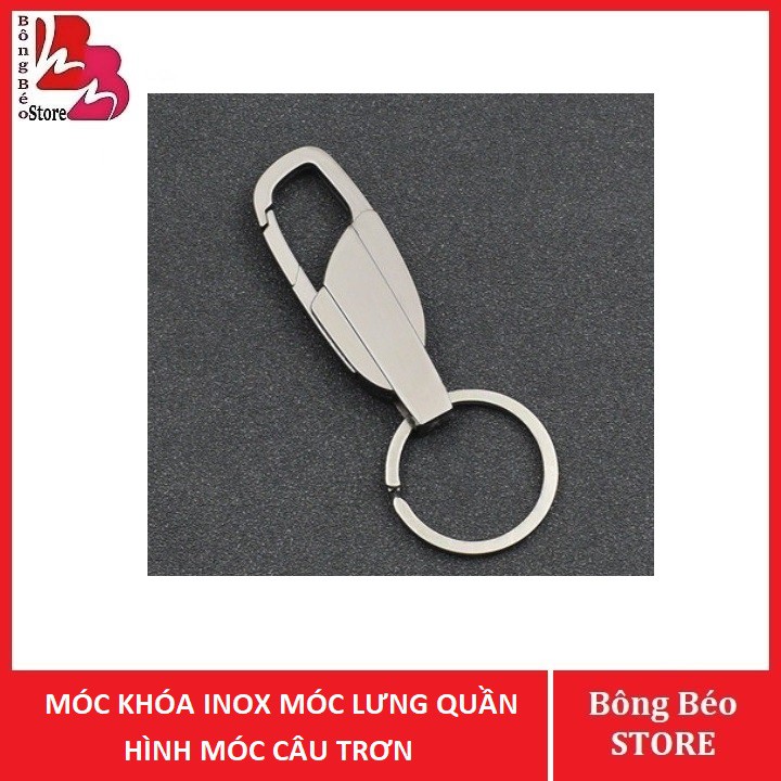 MÓC KHÓA INOX MÓC LƯNG QUẦN HÌNH MÓC CÂU TRƠN