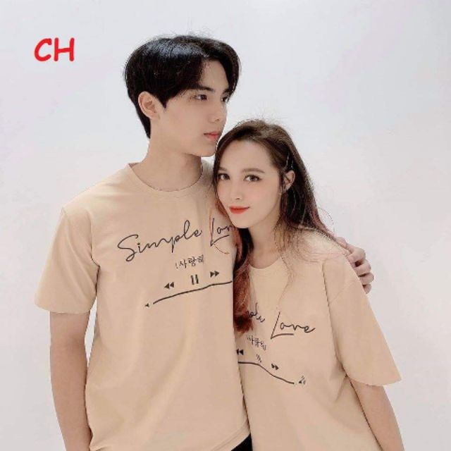 Áo đôi SIMPLE LOVE