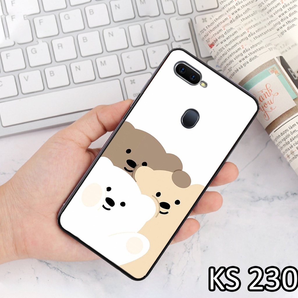 Ốp lưng Oppo F1 - Oppo F3 - Oppo F5 - Oppo F7 - Ốp in hình gấu bear ngộ nghĩnh