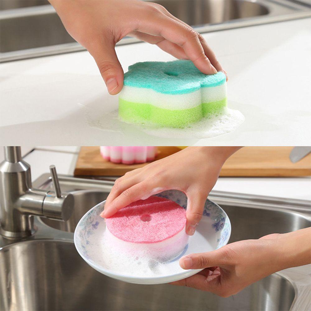 Miếng Bọt Biển Rửa Chén Hình Bông Hoa