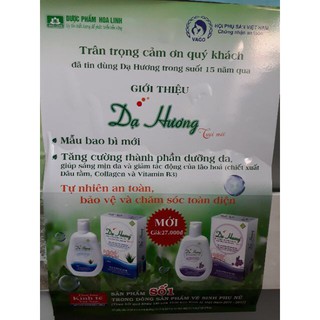Dung dịch vệ sinh dạ hương (mẫu mới)