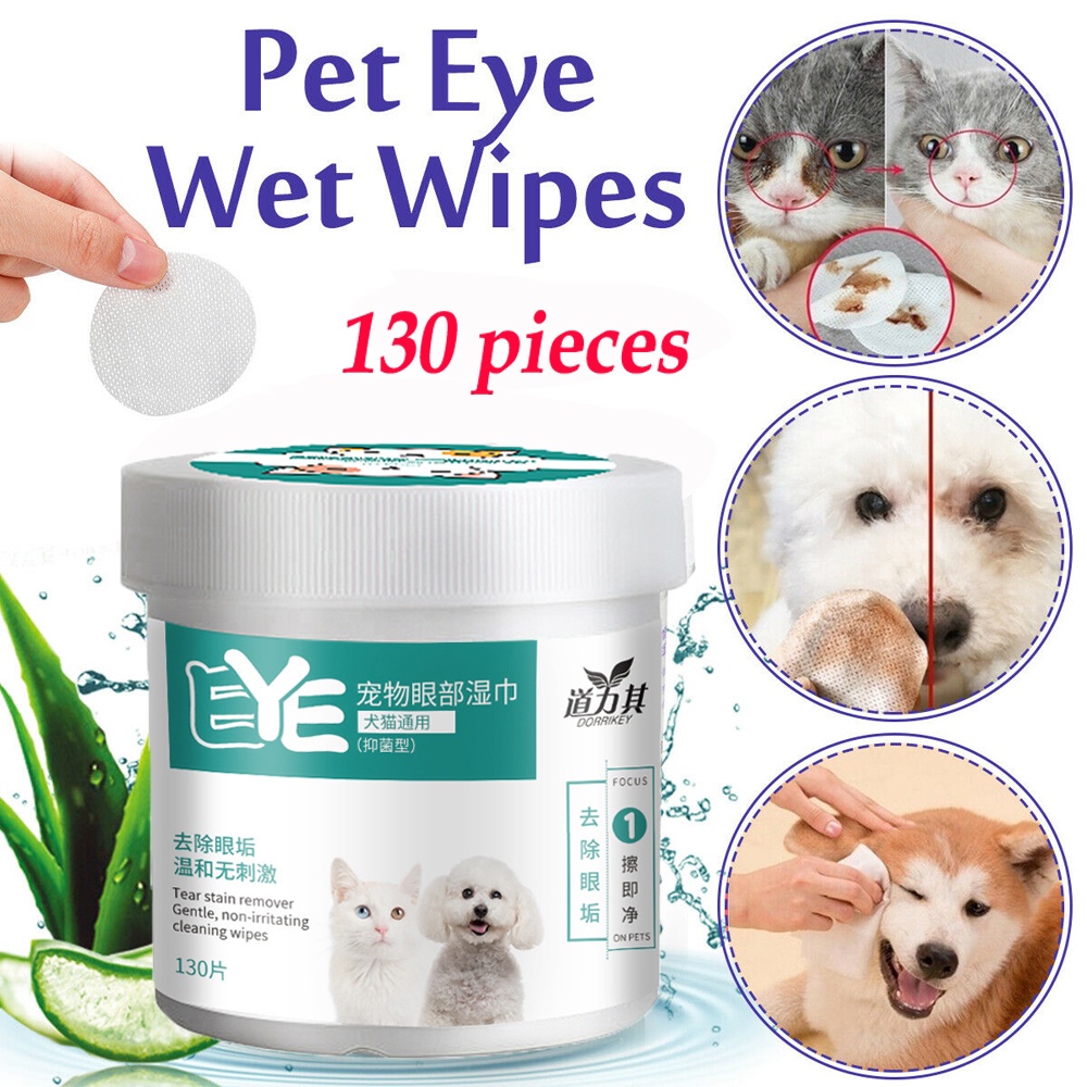 Hộp 27 Khăn Giấy Diệt Khuẩn Và Khử Mùi Mắt Cho Thú Cưng