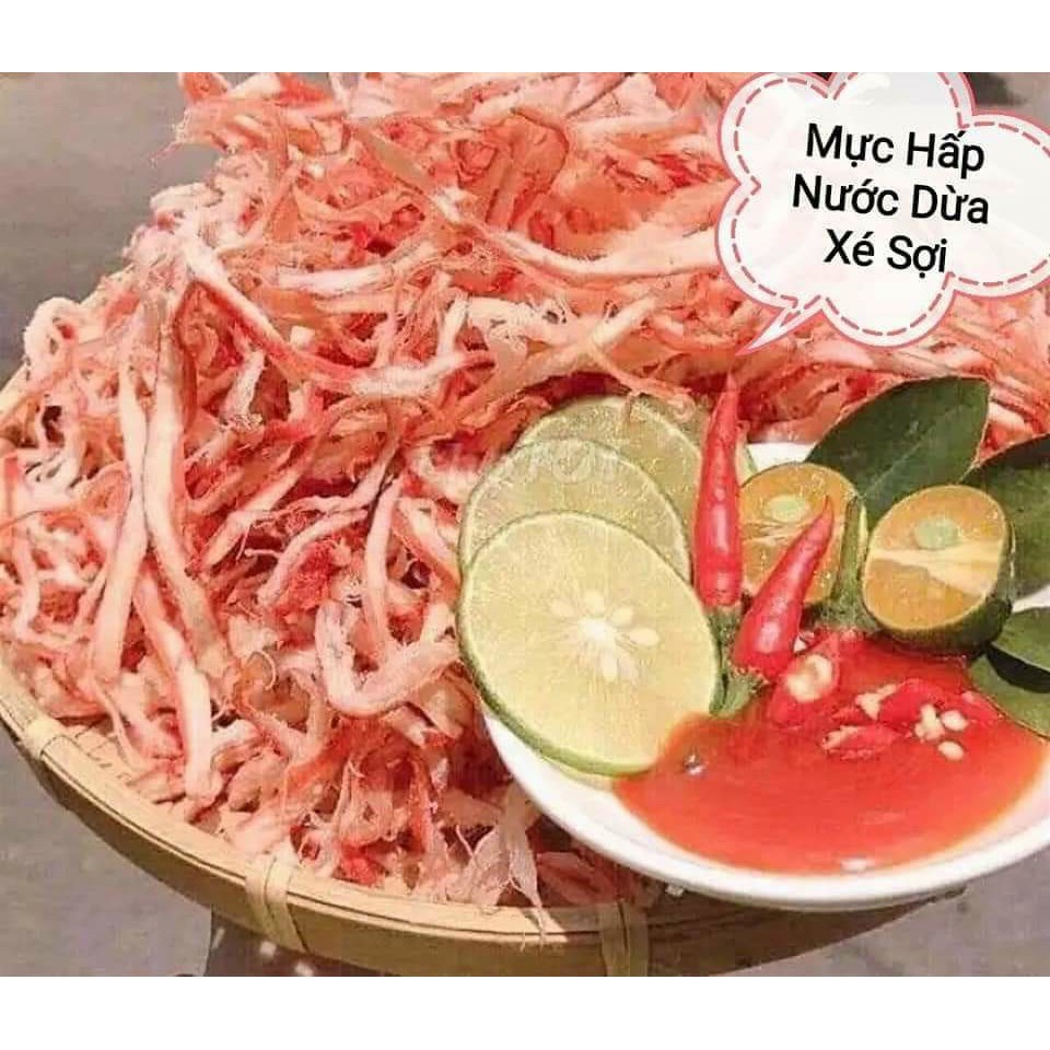 Mực hấp nước dừa xé sợi
