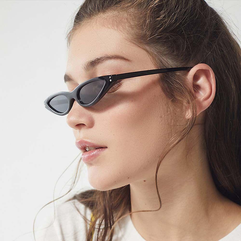 QQMALL Kính Mát Hình Mắt Mèo Thời Trang Chống Tia UV400