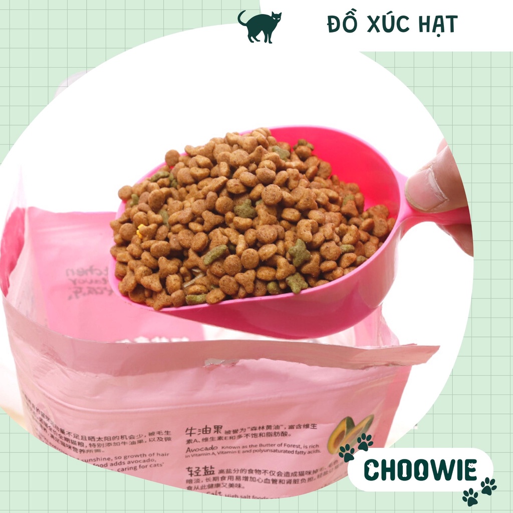 Thìa xúc hạt chó mèo nhiều màu sắc dễ thương và tiện lợi | Phụ kiện cho mèo