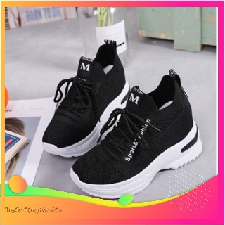 HOT Giày Thể Thao Nữ, Giày Nữ Độn Đế 7 Phân Tăng Chiều Cao Cực Hot 👟 2020 ‣