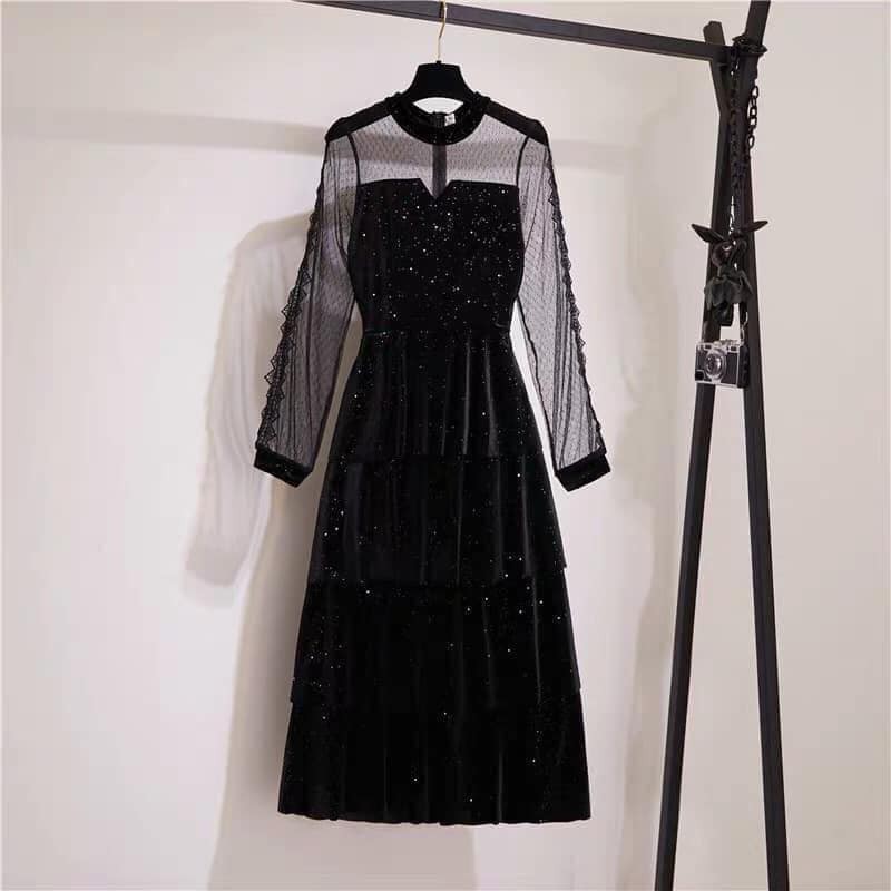 ❤️VÁY_PHA_ZEN_ĐEN