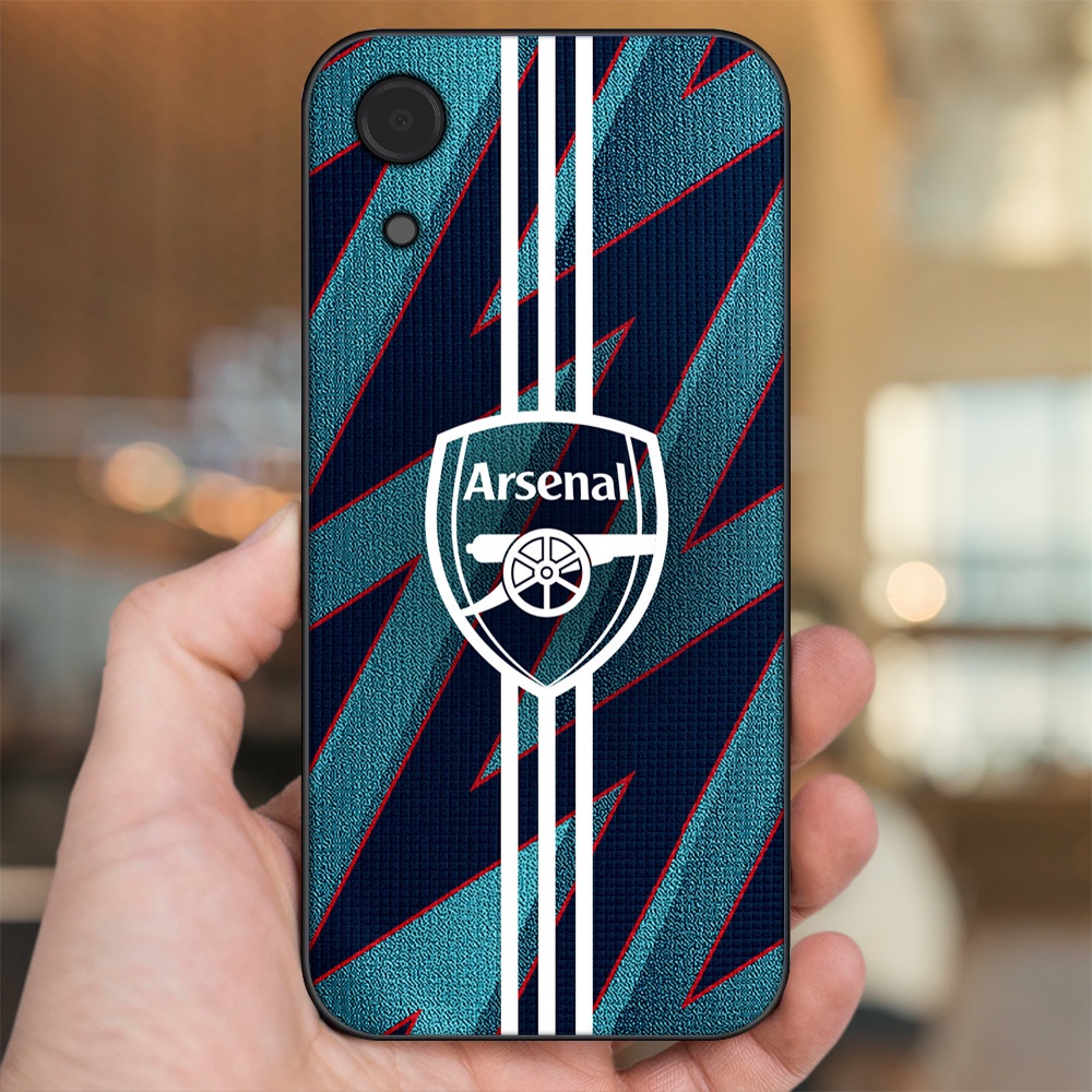 Ốp lưng Samsung A03 Core viền đen in hình Arsenal FC