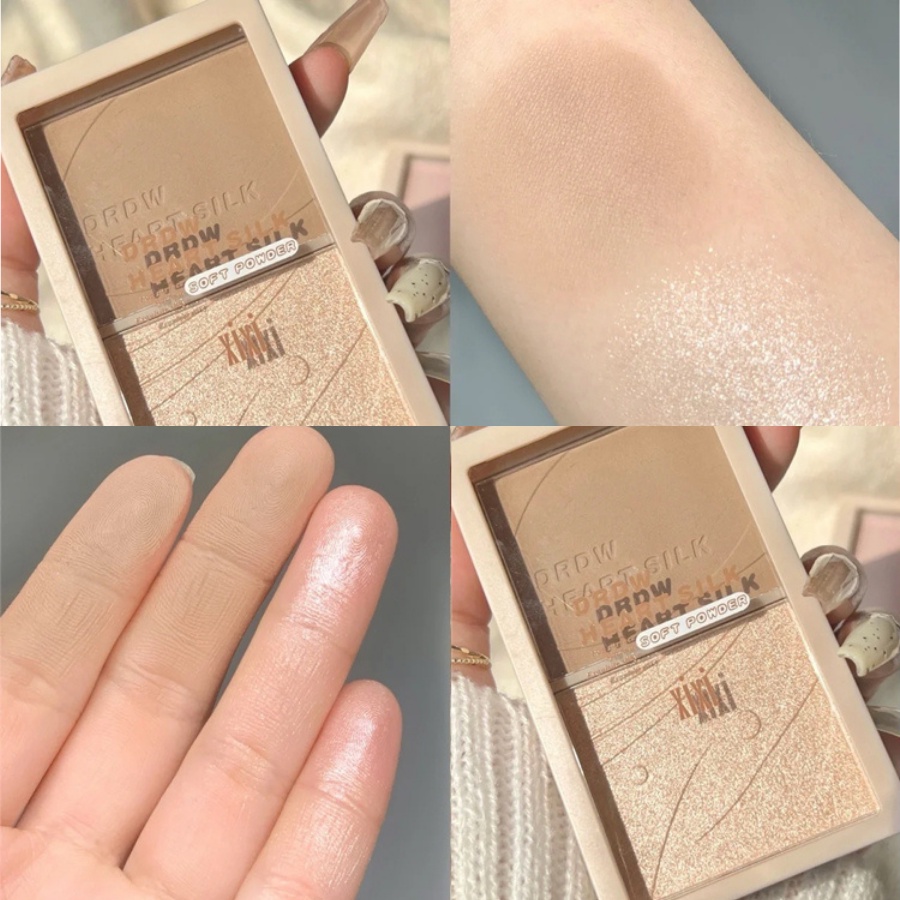 Bảng băt sáng tạo khối má hồng 2in1 XIXI Heart