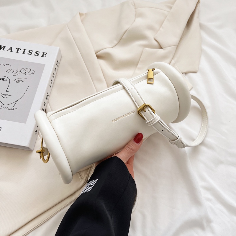 Túi đeo vai IELGY hình trụ dễ phối đồ thời trang cho nữ