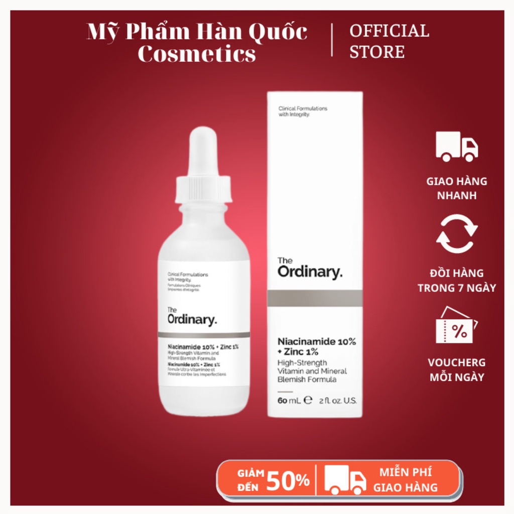 SERUM THE ORDINARY NIACINAMIDE 10% + ZINC 1% (30ML)