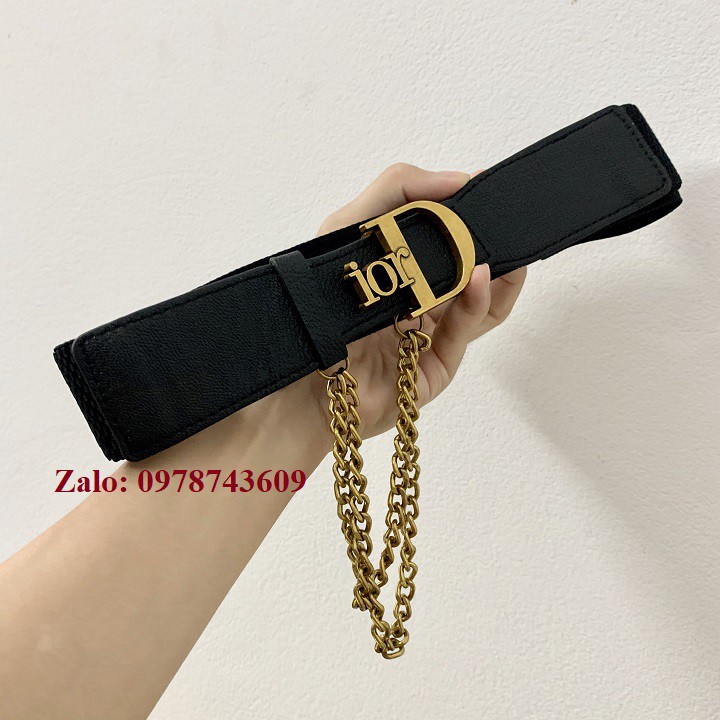 Đai váy D xích kèm chain hot 4cm