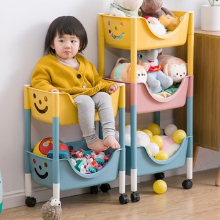 Kệ đựng đồ chơi cho bé bằng nhựa thiết kế nhiều tầng tiện dụng