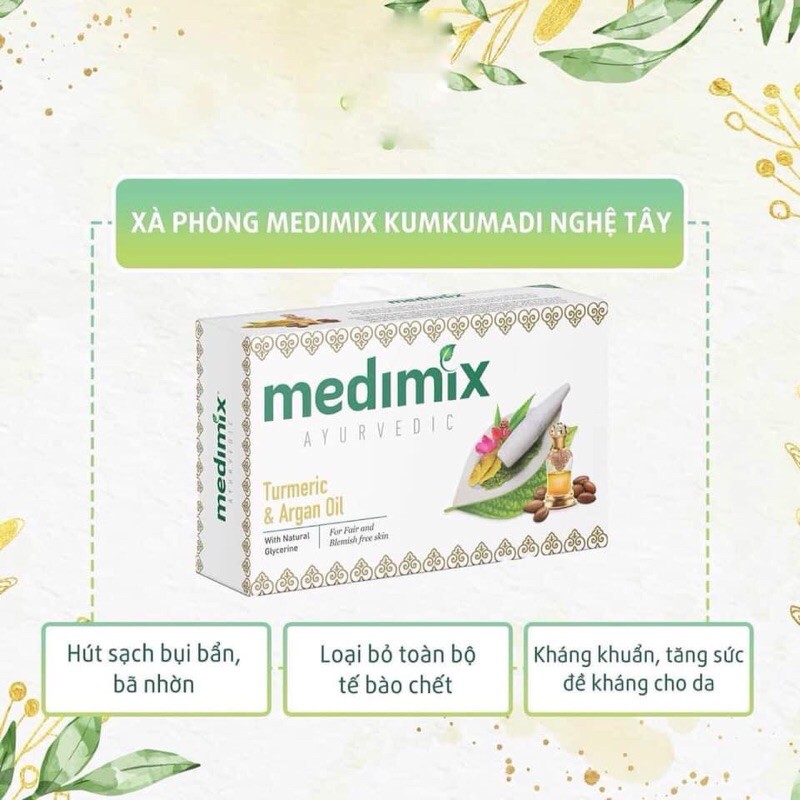 Xà bông Medimix Tumeric & Argan Oil (125gr)