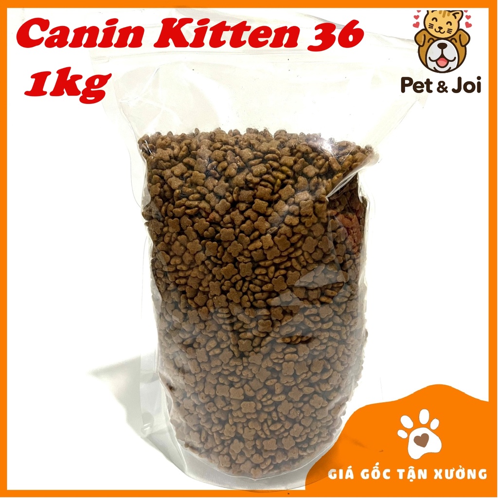 Hạt cho mèo con Royal Canin Kitten 36 ⚡SIÊU_ƯU_ĐÃI⚡Hạt mèo cao cấp từ Pháp TÚI CHIẾT 1KG - PET&amp;JOI