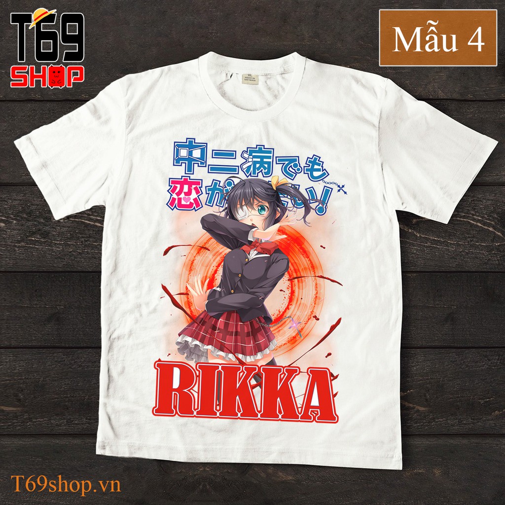 Áo thun anime Chuunibyou (Có nhiều mẫu)