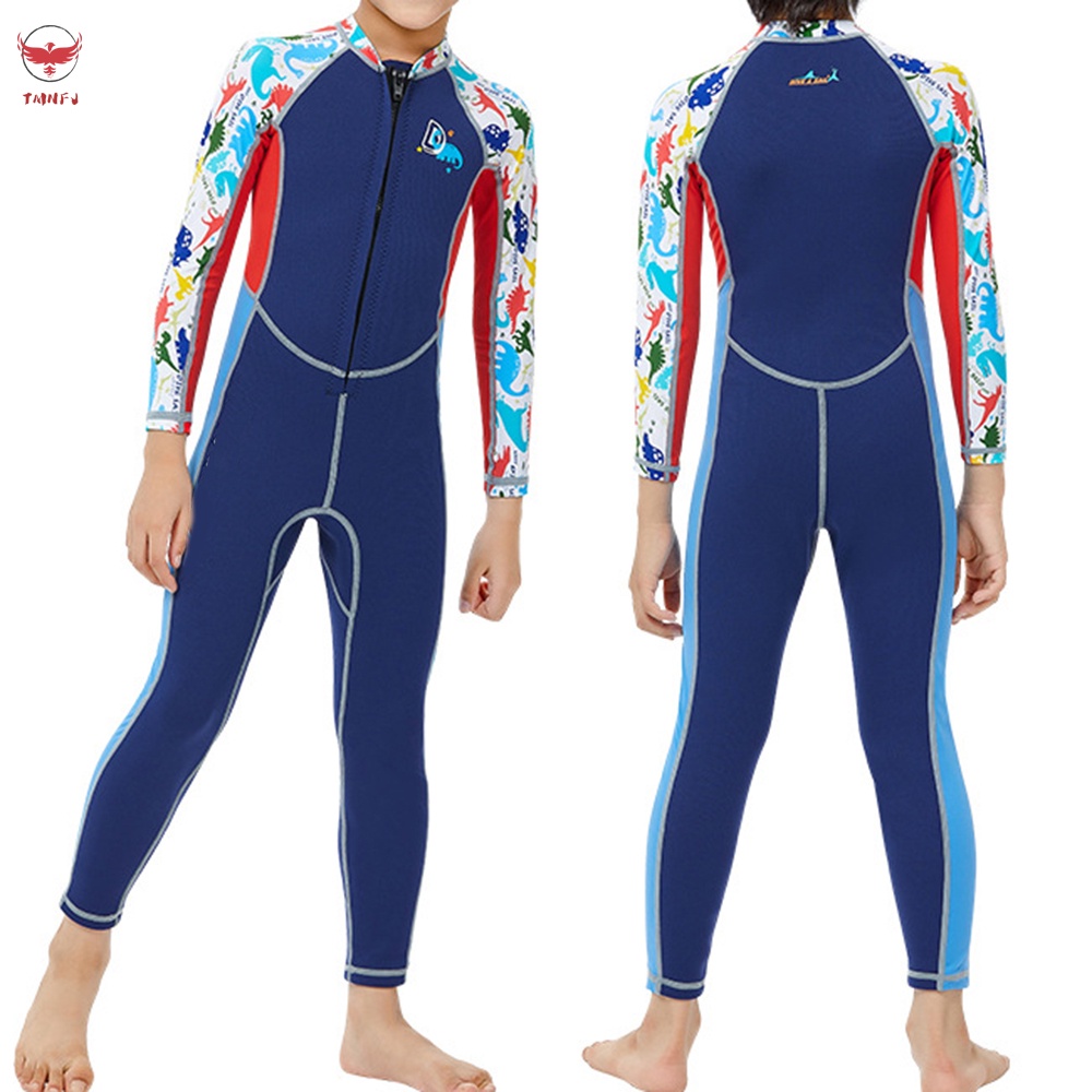 Bộ Đồ Bơi Lặn Một Mảnh Tay Dài Chống Nắng Siêu Bền Thời Trang Cho Bé