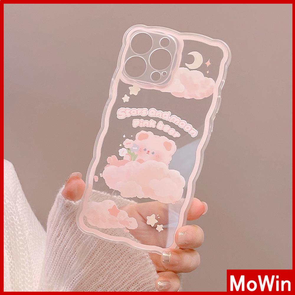 Ốp Điện Thoại Silicon Mềm Chống Trượt Chống Sốc In Hình Gấu Hoạt Hình Cho iPhone 13 Pro Max 12 Pro Max 11 7 Plus