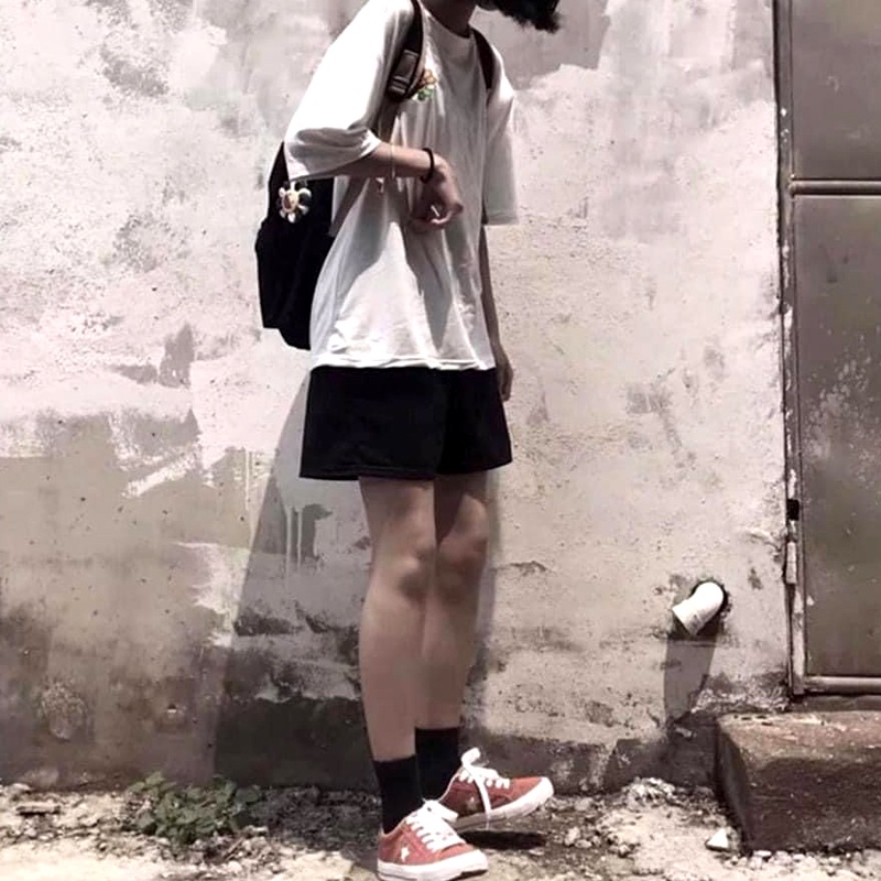 Quần đùi nữ bazic K99, quần short trơn nữ chất liệu dày dăn không phai xù phong cách Hàn Quốc cá tính hai màu đen, trắng