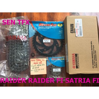 NSD Recto Sên TFX Raider Raider Fi Satria Fi Đủ Size (Có Khóa Sên) Nhông Sên Dĩa Recto TFX