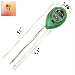 Máy đo ph đất - máy đo độ ẩm của đất 3 trong 1