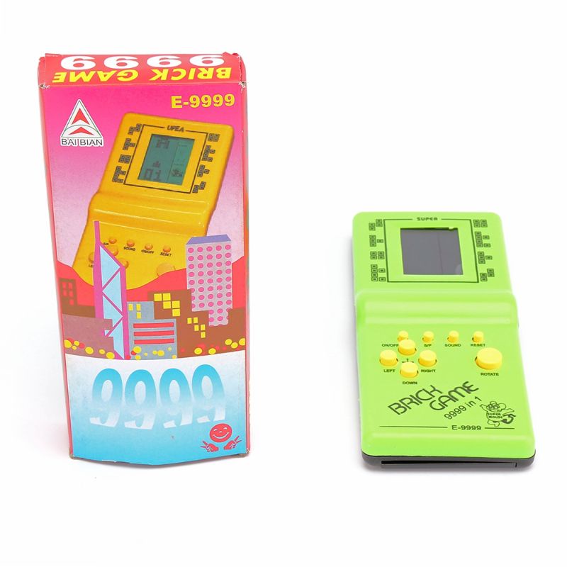 Đồ chơi xếp gạch điện tử cầm tay màn hình Lcd độc đáo (Giao màu ngẫu nhiên) #dochoi #do choi