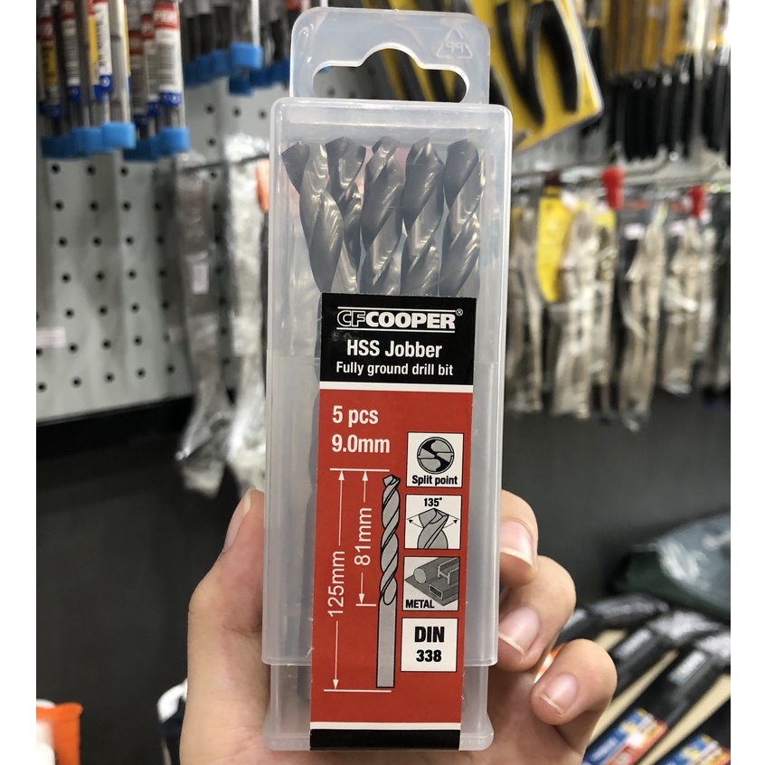 MŨI KHOAN SẮT HSS  CF COOPER