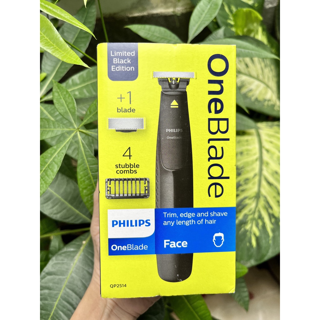 (tặng lưỡi thay thế) Máy cạo râu điện One Blade Philips, chính hãng made in Germany
