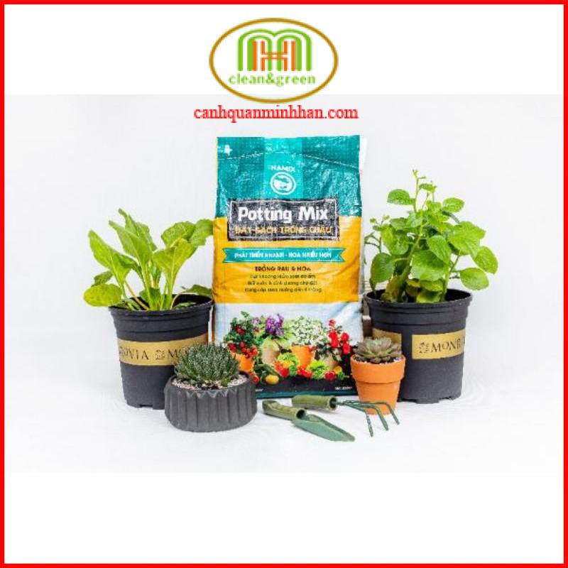 Đất sạch trồng cây có trộn đá perlite cân bằng độ ẩm cho cây giúp cây thoát nước tốt 3kg 5dm3