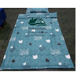 Mền văn phòng chăn hè 1m2x2m/1m8x2m tiện lợi mỏng nhẹ