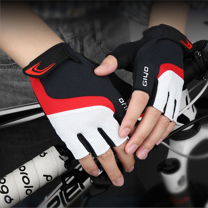 Găng tay Xe đạp Cao cấp - Găng tay hở ngón ROCKBROS chống trượt tiện dụng cho các hoạt động thể thao
